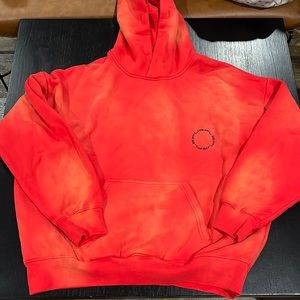 Purple brand P401 oversized hoodie - new world in fiery red